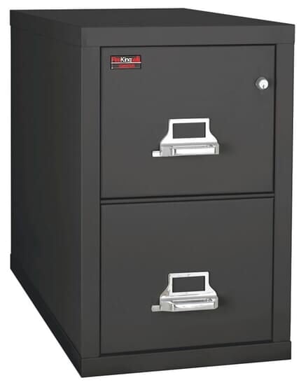 2 Hr Fire Water Rated File Cabinet 2 Drawers Letter Size