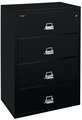 Fire & Water Rated 4-Drawer Lateral File Cabinet (52.8 x 37.2 x 22.1)