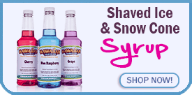 Shaved Ice & Snow Cone Syrup
