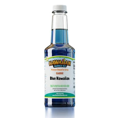 Blue Hawaiian Shaved Ice & Snow Cone Syrup - Pint