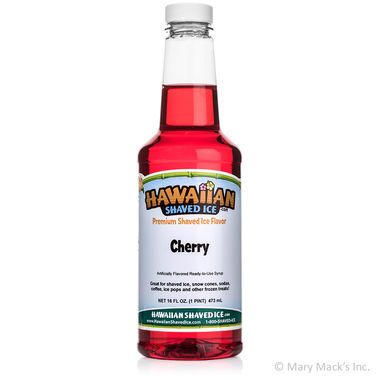 Cherry Shaved Ice & Snow Cone Syrup - Pint
