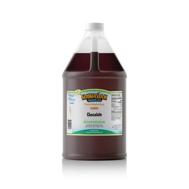 Gallon - Chocolate Flavored Syrup for Shaved Ice Gallon - Chocolate Flavored Syrup for Shaved Ice