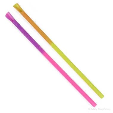 Color Changing Spoon-Straws - 30 Pack