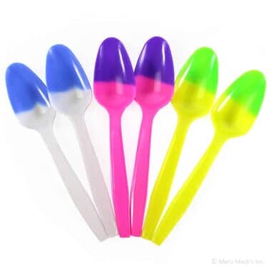 50-Pack Color Changing Spoons
