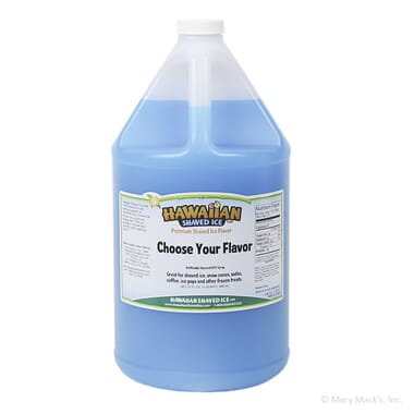 Choose 1 Gallon of Syrup Flavor