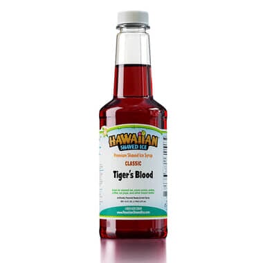 Tiger's Blood Shaved Ice & Snow Cone Syrup - Pint