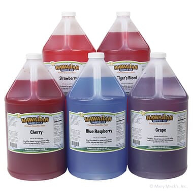 Top 5 Gallons of Shaved Ice Syrup