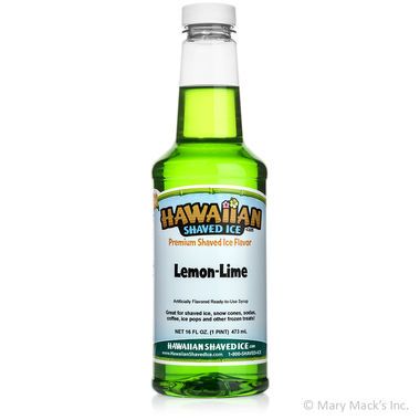 Lemon-Lime Shaved Ice & Snow Cone Syrup - Pint