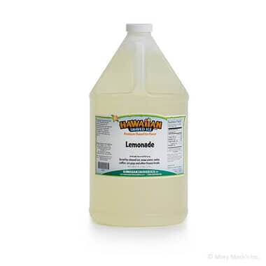 Gallon - Lemonade Shaved Ice Syrup Gallon - Lemonade Shaved Ice Syrup