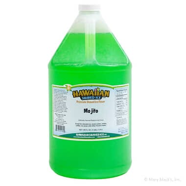 Gallon - Mojito Shaved Ice Syrup Gallon - Mojito Shaved Ice Syrup