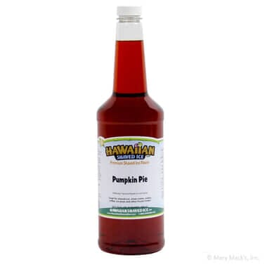 Pumpkin Pie Shaved Ice and Snow Cone Syrup - Quart Pumpkin Pie Shaved Ice and Snow Cone Syrup - Quart