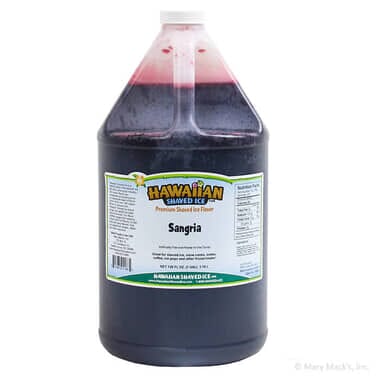 Gallon - Sangria Shaved Ice Syrup Gallon - Sangria Shaved Ice Syrup