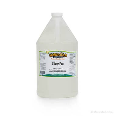 Gallon - Silver Fox Shaved Ice Syrup Gallon - Silver Fox Shaved Ice Syrup