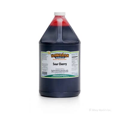 Sour Cherry Shaved Ice Syrup - Gallon Sour Cherry Shaved Ice Syrup - Gallon