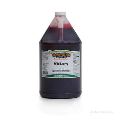 Wild Cherry Shaved Ice Syrup - Gallon Wild Cherry Shaved Ice Syrup - Gallon