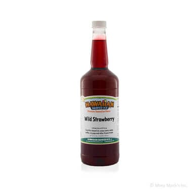 Wild Strawberry Shaved Ice & Snow Cone Syrup