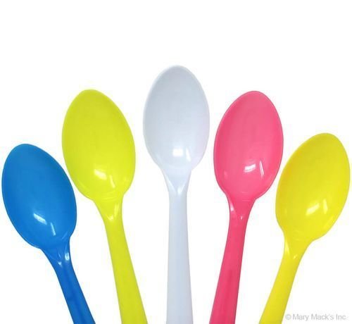 Colored Plastic Spoons