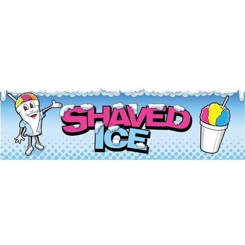Shaved Ice Man Banner