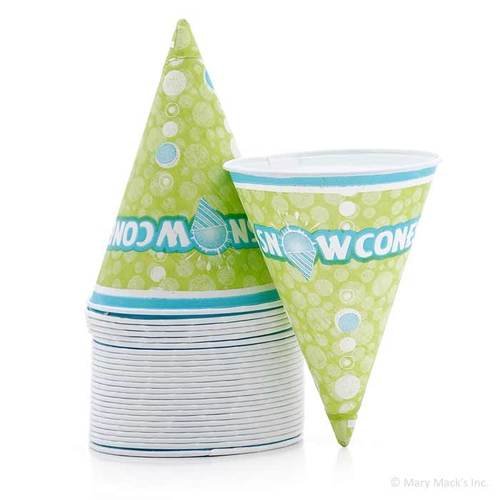 Sleeve of 200 Snow Cone Cups