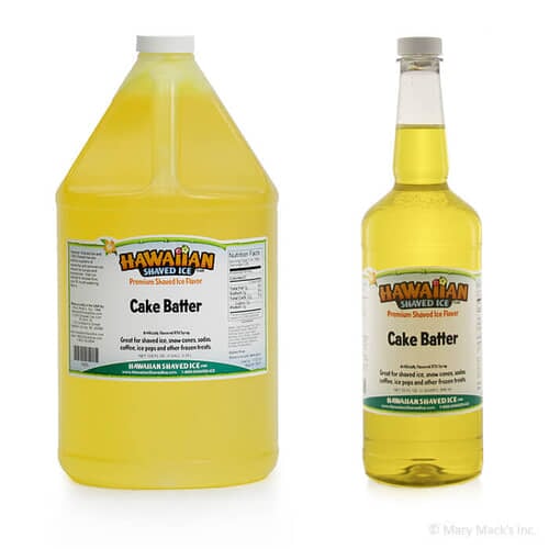 Commercial Cake Batter Shaved Ice Syrup 1800ShavedIce