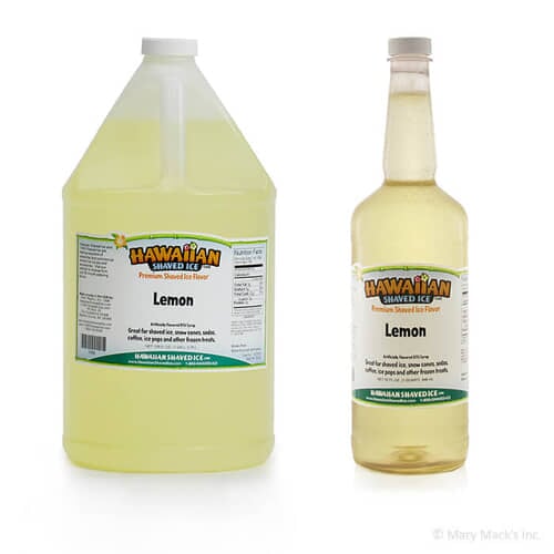 Commercial Lemon Shaved Ice Syrup 1800ShavedIce
