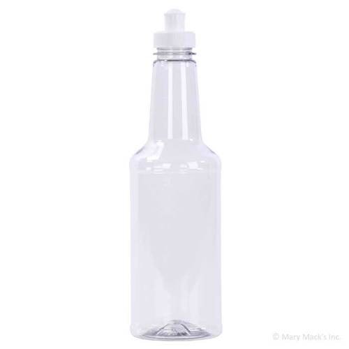 One-Pint Plastic Bottle Kit with Push & Pull Cap