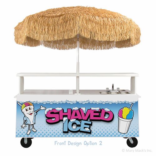 Vendi Fiberglass Shaved Ice Cart