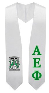 Alpha Epsilon Phi Super Crest - Shield Graduation Stole