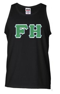 DISCOUNT- FarmHouse Fraternity Lettered Tank Top