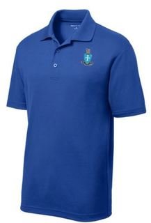 DISCOUNT-World Famous Discount Greek Crest - Shield Polo