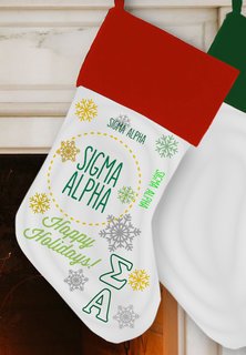 Sigma Alpha Christmas Stocking