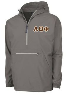 Lambda Theta Phi Tackle Twill Lettered Pack N Go Pullover
