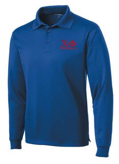Chi Phi- $35 World Famous Long Sleeve Dry Fit Polo