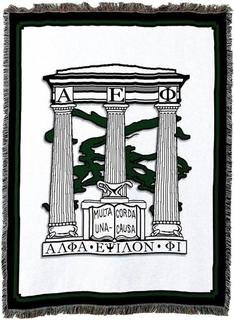 Alpha Epsilon Phi Afghan Blanket Throw - CLOSEOUT