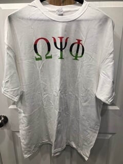 omega psi phi dri fit shirt