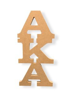 Sorority MDF Connected Giant Letters