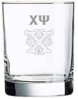 Chi Psi Old Style Glass