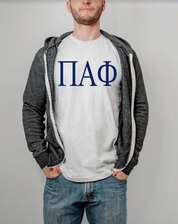 Pi Alpha Phi Lettered Shirt