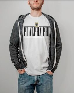 Pi Alpha Phi Line Crest Tee