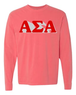 Alpha Sigma Alpha Hoodie Long Sleeve Jersey Shirt