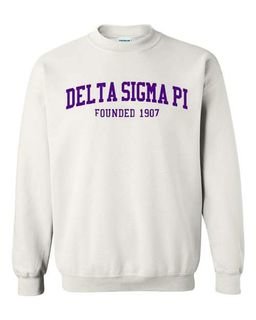 Delta Sigma Pi Fraternity Founders Crew Sweatshirt
