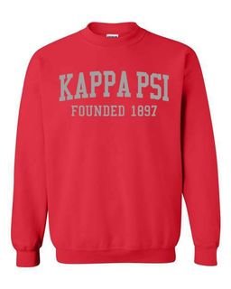 Kappa Psi Fraternity Founders Crew Sweatshirt