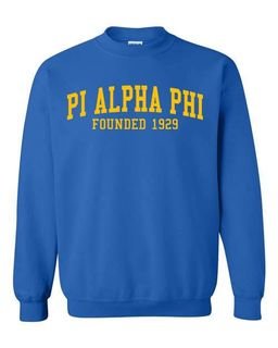 Pi Alpha Phi Fraternity Founders Crew Sweatshirt