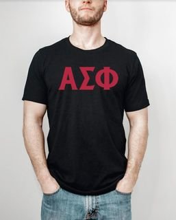 Alpha Sigma Phi letter tee