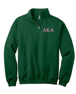 alpha kappa alpha zip green gold