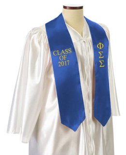 phi sigma pi graduation stoles