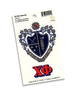 Chi Phi Crest - Shield Decal sticker