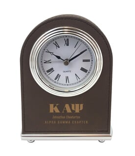 Ka Alpha Psi Portfolios Office Items Ka Alpha Psi Arch Desk Clock