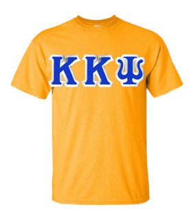 Kappa Kappa Psi Sewn Lettered T-Shirt SALE $21.95. - Greek Gear®