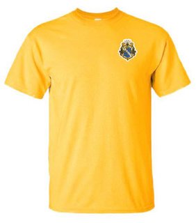 DISCOUNT-Alpha Phi Omega Crest - Shield Patch T-Shirt